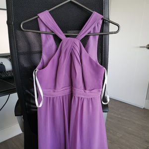 David's Bridal Short Bridesmaid Dress - Wisteria